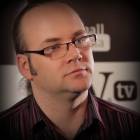 Picture of Andy at a conference